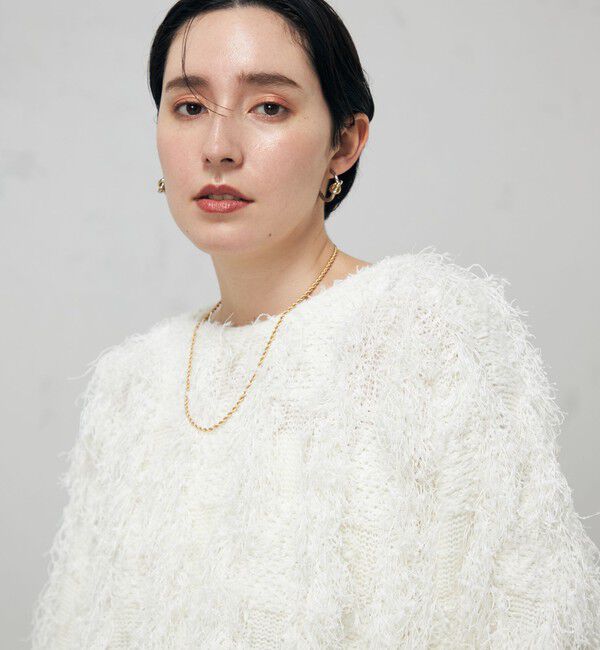 Laraaji「カットジャガードプルオーバーニット」|ニット・セーター|