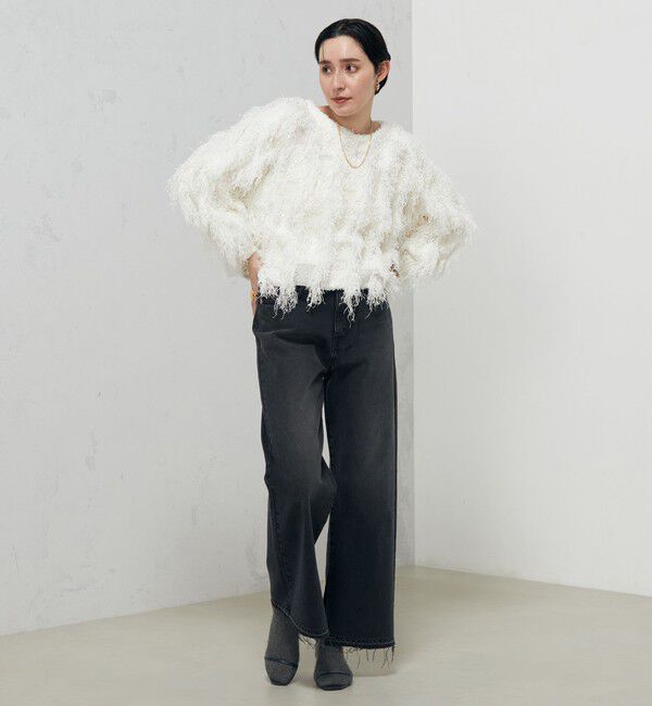 Laraaji「カットジャガードプルオーバーニット」|ニット・セーター|