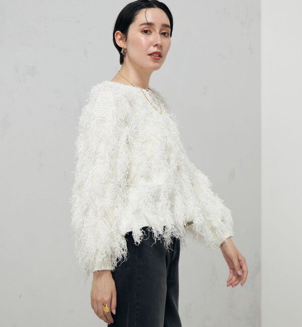 Laraaji「カットジャガードプルオーバーニット」|ニット・セーター|