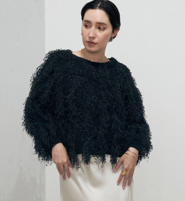Laraaji「カットジャガードプルオーバーニット」|ニット・セーター|