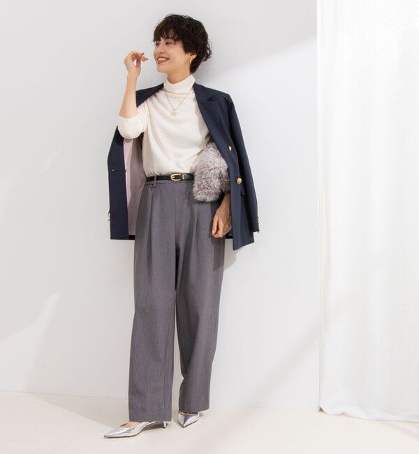 NOLLEY'S「ウォッシャブル裏起毛イージーワイドパンツ」|その他|