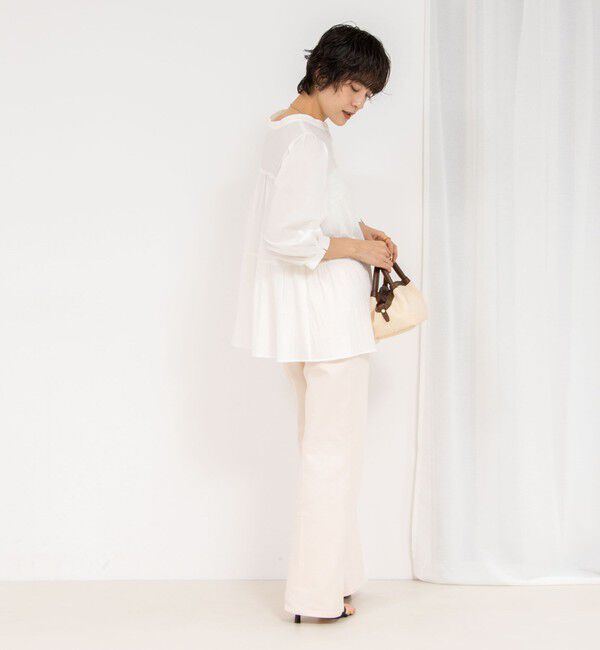 Rie Miller「【RM denim】センタープレスハイウエストデニム」|デニム|