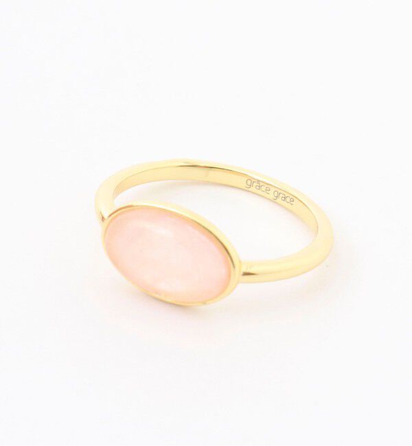 grace grace「【grace grace/グラスグラス】天然石オーバルリング」|リング|