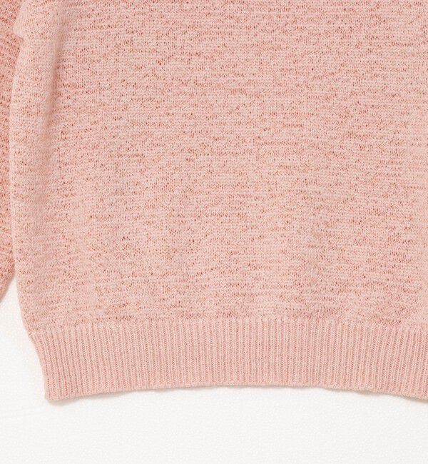 Rie Miller「《手洗い可能》テープヤーンボートネックプルオーバーニット」|ニット・セーター|