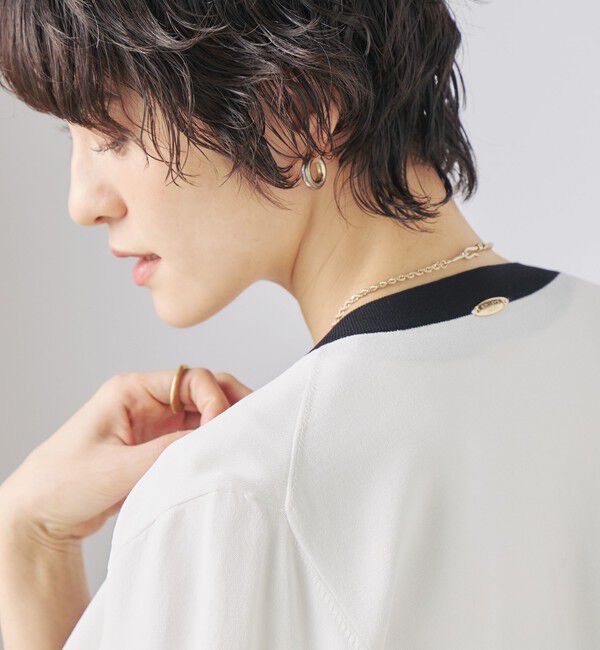 NOLLEY'S sophi「《アンサンブル対応》《手洗い可能》マルチファンクションクルーネックカーディガン」|カーディガン|