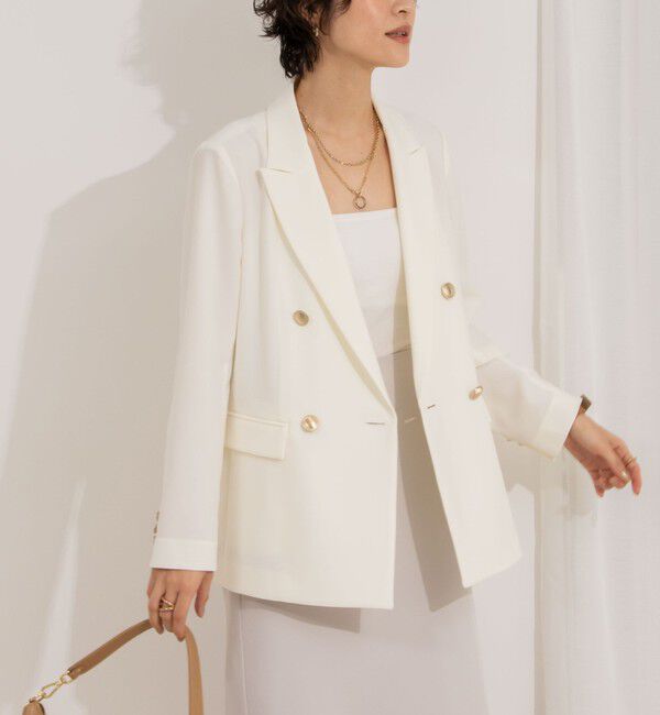 NOLLEY'S sophi「《セットアップ対応》ウォッシャブルドライダブルジャケット」|テーラードジャケット|