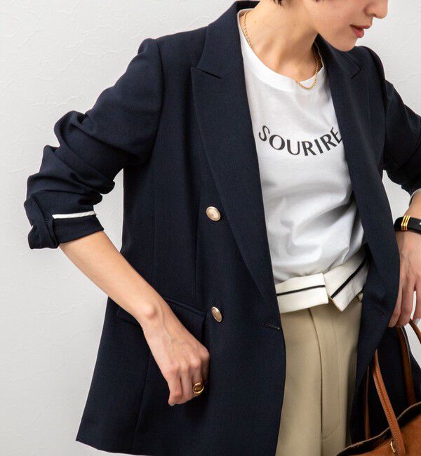NOLLEY'S sophi「《セットアップ対応》ウォッシャブルドライダブルジャケット」|テーラードジャケット|
