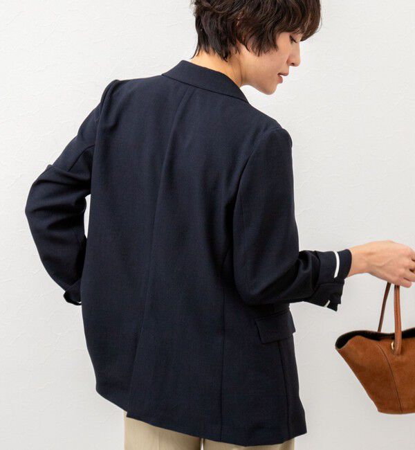 NOLLEY'S sophi「《セットアップ対応》ウォッシャブルドライダブルジャケット」|テーラードジャケット|