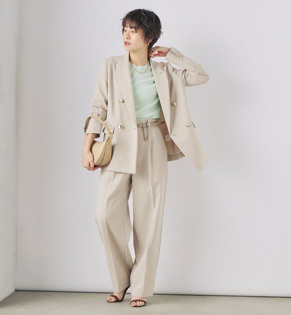 NOLLEY'S sophi「《セットアップ対応》ウォッシャブルドライダブルジャケット」|テーラードジャケット|