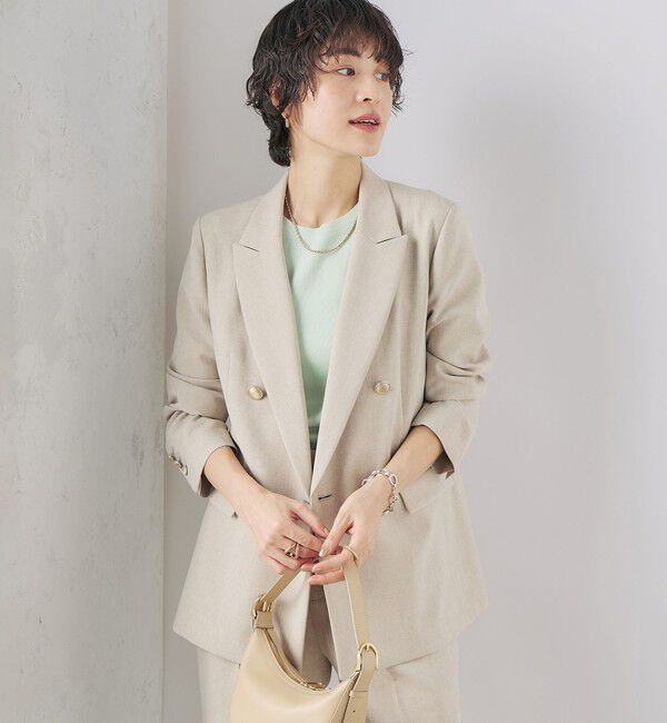 NOLLEY'S sophi「《セットアップ対応》ウォッシャブルドライダブルジャケット」|テーラードジャケット|