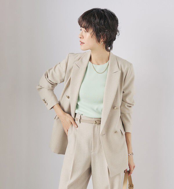 NOLLEY'S sophi「《セットアップ対応》ウォッシャブルドライダブルジャケット」|テーラードジャケット|