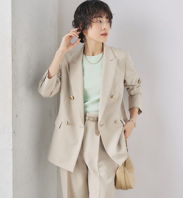 NOLLEY'S sophi「《セットアップ対応》ウォッシャブルドライダブルジャケット」|テーラードジャケット|