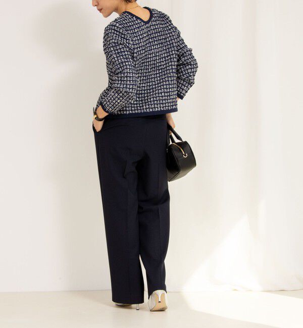 NOLLEY'S「《セットアップ対応》ウォッシャブル高機能麻調愛されワイドパンツ」|その他|