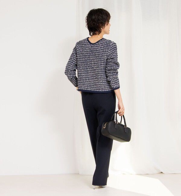 NOLLEY'S「《セットアップ対応》ウォッシャブル高機能麻調愛されワイドパンツ」|その他|