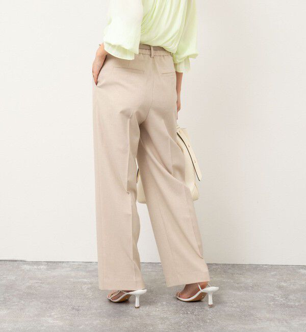 NOLLEY'S「《セットアップ対応》ウォッシャブル高機能麻調愛されワイドパンツ」|その他|
