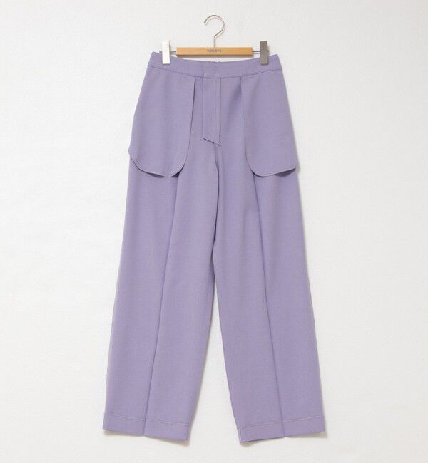 NOLLEY'S「《セットアップ対応》ウォッシャブル高機能麻調愛されワイドパンツ」|その他|