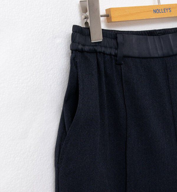 NOLLEY'S「《セットアップ対応》ウォッシャブルニットジョーゼット/ピンヘッドイージースリムパンツ」|その他|
