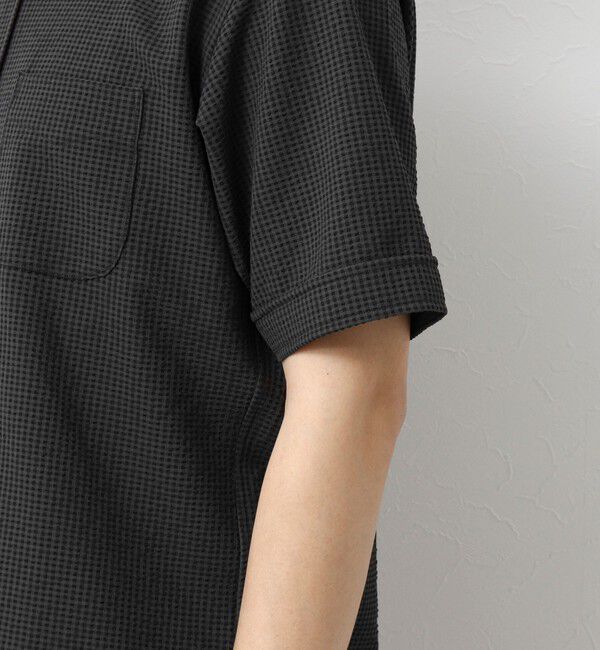 NOLLEY'S goodman「《ビジカジ対応》【EVALET】吸水速乾 2WAYストレッチ サッカーギンガムテープBD 25SS」|シャツ・ブラウス|