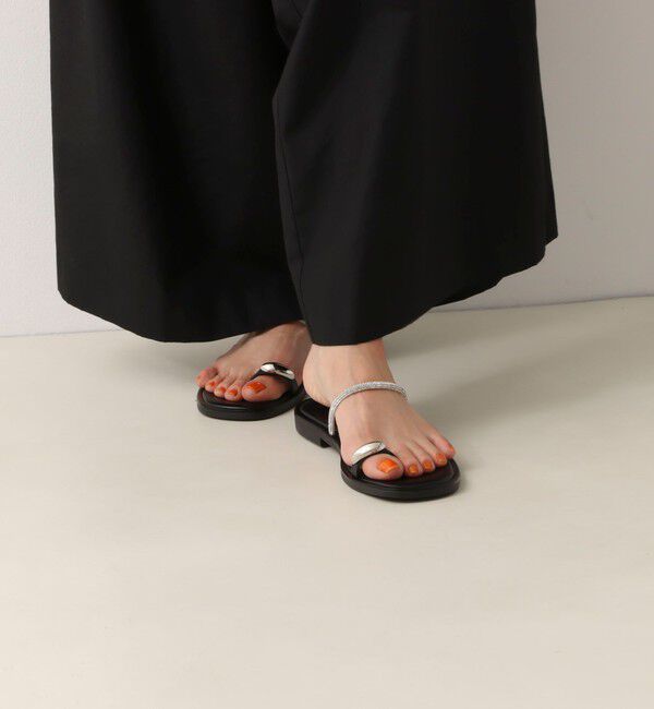 NOLLEY'S「【NICOLAS LAINAS/ニコラス ライナス】 メタリックフィンガーフックサンダル」|サンダル|