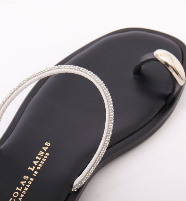 NOLLEY'S「【NICOLAS LAINAS/ニコラス ライナス】 メタリックフィンガーフックサンダル」|サンダル|