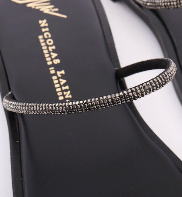 NOLLEY'S「【NICOLAS LAINAS/ニコラス ライナス】 メタリックフィンガーフックサンダル」|サンダル|