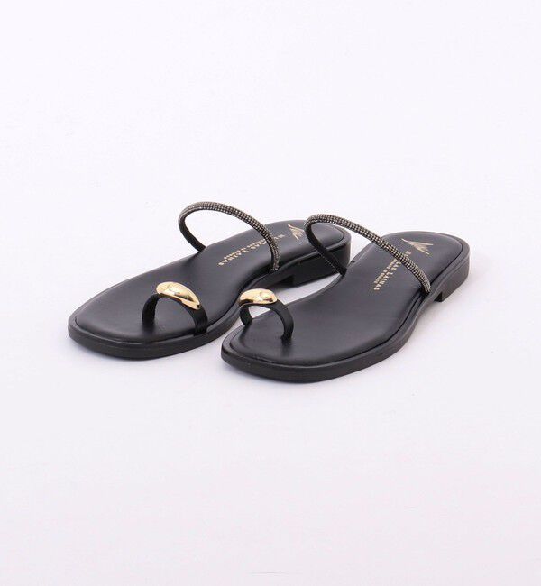 NOLLEY'S「【NICOLAS LAINAS/ニコラス ライナス】 メタリックフィンガーフックサンダル」|サンダル|