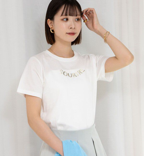 NOLLEY'S sophi「オーガニックコットンロゴT」|Tシャツ・カットソー|