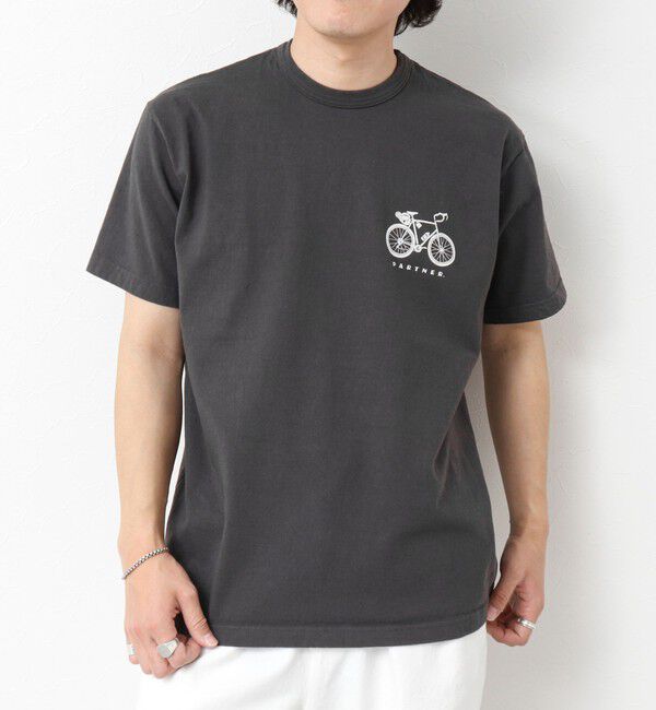 NOLLEY'S goodman「【STONEWOLD】BIKE T プリントTシャツ 25SS」|Tシャツ・カットソー|チャコールグレー