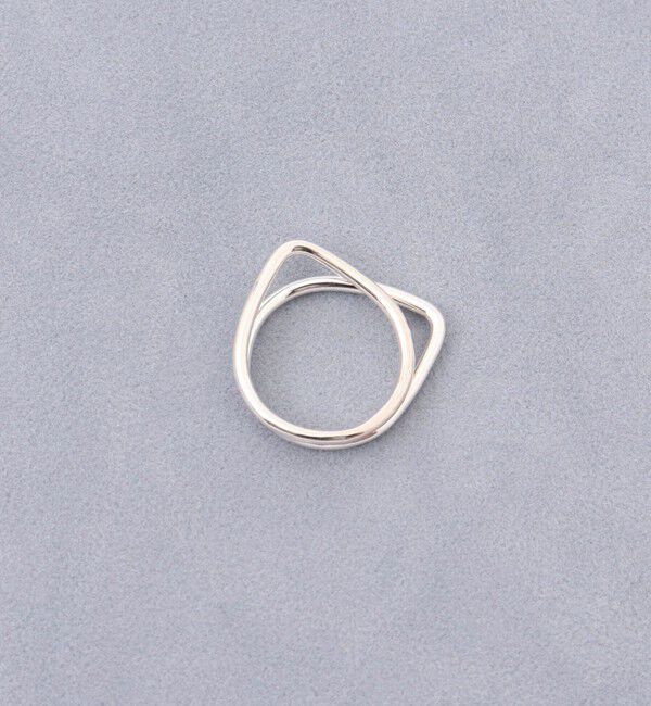 grace grace「【grace grace/グラスグラス】2連ガットリング」|リング|シルバー