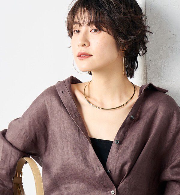 NOLLEY'S「【WEB STAFF恵☆別注カラーあり】《セットアップ対応》MY STANDARD リネンシャツ」|シャツ・ブラウス|