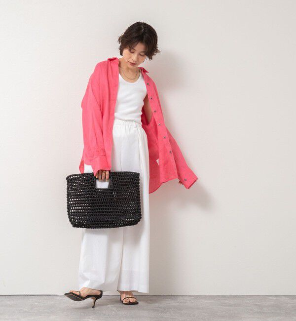 NOLLEY'S「【WEB STAFF恵☆別注カラーあり】《セットアップ対応》MY STANDARD リネンシャツ」|シャツ・ブラウス|