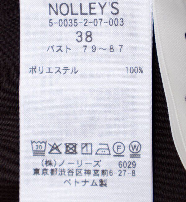 NOLLEY'S「ウォッシャブル割繊ケープ風ワンピース」|ワンピース|