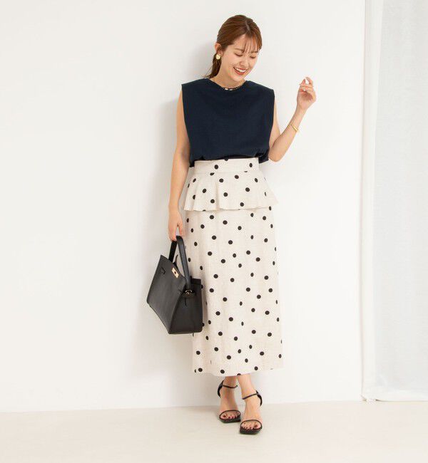 NOLLEY'S「高機能 LA＋スムースタックノースリーブカットソー」|Tシャツ・カットソー|