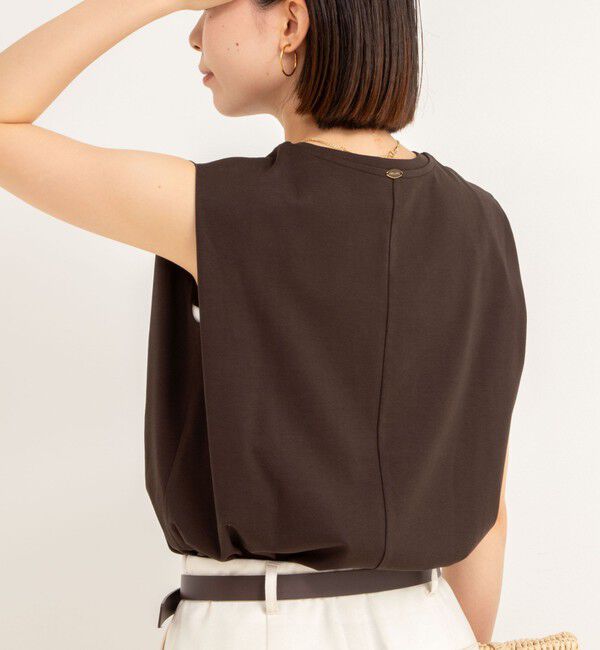 NOLLEY'S「高機能 LA＋スムースタックノースリーブカットソー」|Tシャツ・カットソー|