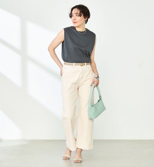 NOLLEY'S「高機能 LA＋スムースタックノースリーブカットソー」|Tシャツ・カットソー|