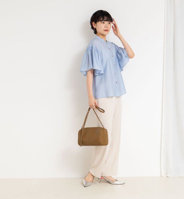 NOLLEY'S sophi「シアーフレアスリーブブラウス」|シャツ・ブラウス|