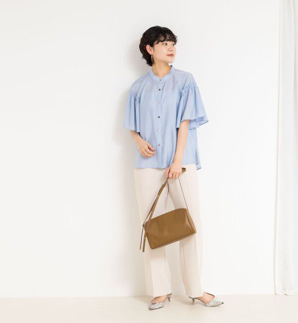 NOLLEY'S sophi「シアーフレアスリーブブラウス」|シャツ・ブラウス|