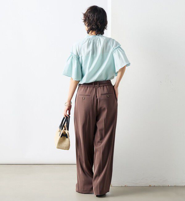 NOLLEY'S sophi「シアーフレアスリーブブラウス」|シャツ・ブラウス|