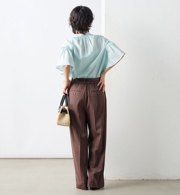 NOLLEY'S sophi「シアーフレアスリーブブラウス」|シャツ・ブラウス|