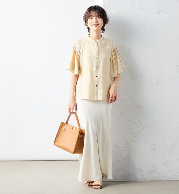 NOLLEY'S sophi「シアーフレアスリーブブラウス」|シャツ・ブラウス|