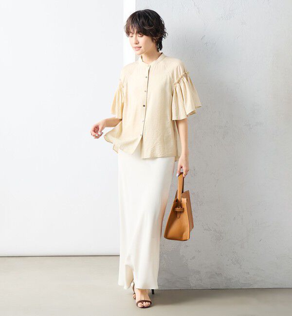 NOLLEY'S sophi「シアーフレアスリーブブラウス」|シャツ・ブラウス|