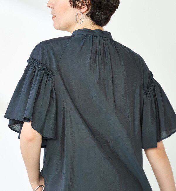 NOLLEY'S sophi「シアーフレアスリーブブラウス」|シャツ・ブラウス|