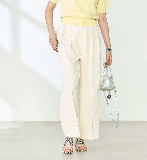 NOLLEY'S sophi「ウォッシャブル強撚ツイルワイドパンツ」|その他|