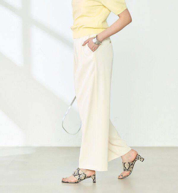 NOLLEY'S sophi「ウォッシャブル強撚ツイルワイドパンツ」|その他|