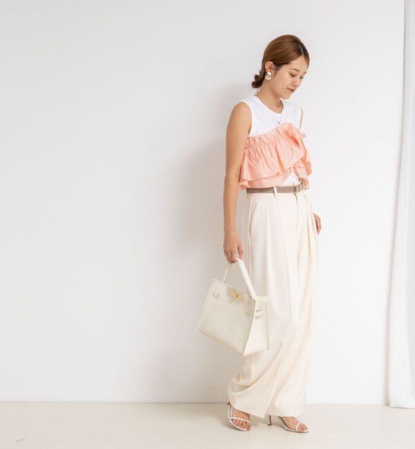 NOLLEY'S sophi「ウォッシャブル強撚ツイルワイドパンツ」|その他|