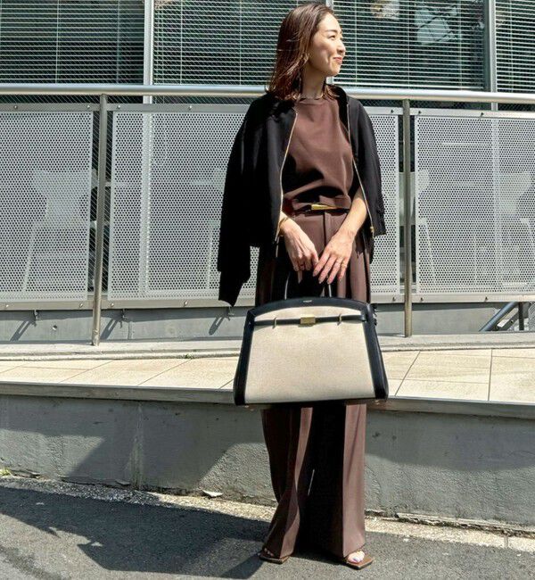 NOLLEY'S sophi「ウォッシャブル強撚ツイルワイドパンツ」|その他|