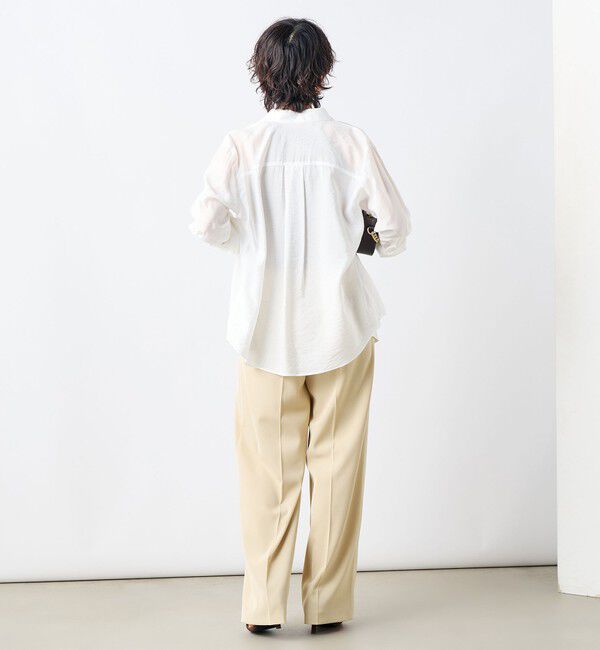 NOLLEY'S sophi「ウォッシャブル強撚ツイルワイドパンツ」|その他|