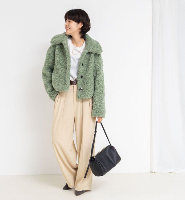 NOLLEY'S sophi「ウォッシャブル強撚ツイルワイドパンツ」|その他|