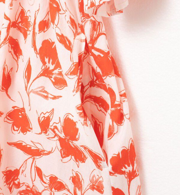 NOLLEY'S sophi「ウォッシャブルアートフラワープリントティアードワンピース」|ワンピース|
