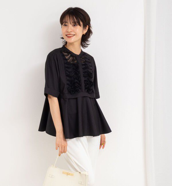 NOLLEY'S「フリルブラウス」|シャツ・ブラウス|